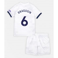 Camisa de time de futebol Tottenham Hotspur Radu Dragusin #6 Replicas 1º Equipamento Infantil 2023-24 Manga Curta (+ Calças curtas)